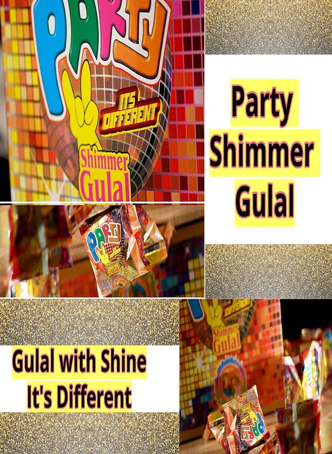 Artonezt بالونات مائية هولي من أرتونيزت (50 قطعة) + مسحوق ألوان جلال لامع طبيعي 100% مع بريق (عبوة من 4) + مكعبات ثلج سحرية للرمي + معجون ألوان هولي فضي وذهبي - Image 3